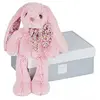 Image de Histoire d'ours peluche lapin Copains Câlins - Rose