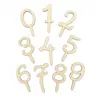 Image de Scrapcooking Cake topper chiffres - Bois