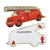 Image de Invitations Pompiers - Lot de 8