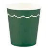 Image de Partypro Gobelets Festonnés Vert Jungle