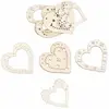 Image de Paris Prix Embellisseurs en Bois - Coeurs - Lot de 8