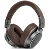 Image de Muse Casque Bluetooth Premium Aspect Cuir Système Mains Libres et Micro Intégré Marron