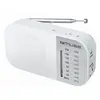 Image de Muse Radio Portable de Poche Analogique FM / MW Muse M-025RW avec Haut-Parleur Blanc