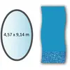 Image de Liner swirl forme ovale 4,57x9,14m pour piscine hors sol - LI1530SB - SWIMLINE
