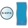Image de Liner swirl forme ronde d.4.57m pour piscine hors sol - LI1548SB - SWIMLINE