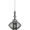 Image de Suspension en métal noir 36cm Opium - Forestier