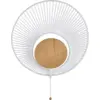 Image de Applique murale en métal blanc Oyster - Forestier