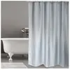 Image de MSV Rideau de douche 180 x 200 cm - Gris clair