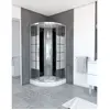 Image de AURLANE Cabine de douche quart de cercle