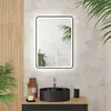 Image de Aurlane MIR056 - Miroir salle de bain LED 70x50 cm