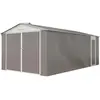 Image de Garage métal Nevada avec porte battante - 18,56 m²