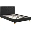 Image de Lit Emmy - 160 x 200 cm - Gris foncé