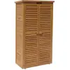 Image de Armoire de jardin Space - 87 x 46.5 x 160 cm - Marron