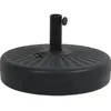 Image de Dalle circulaire à lester pour parasol de jardin - Noir