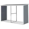 Image de Abri bûches résine [ ]Alexandre[ ] - 3.38 m² - 302 x 112 x 190 cm - Gris
