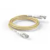 Image de THEPATCHCORD Cordon RJ45 CAT 6A U/UTP beige - 7,6 m