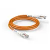 Image de THEPATCHCORD Cordon RJ45 CAT 6A U/UTP orange - 0,15 m