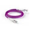 Image de THEPATCHCORD Cordon RJ45 CAT 6A U/UTP violet - 2,1 m