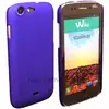 Image de Housse etui coque rigide pour Wiko Stairway + film ecran - BLEU RIGIDE