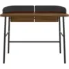 Image de Bureau en chêne teinté et métal noir 100 x 60 x 81,5 cm Victor - Hartô