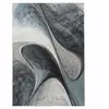 Image de tapis salon 160x230 tissé bleu et gris rectangle motif géométrique LYN8 MADILA