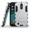 Image de Htdmobiles Coque rigide antichoc avec verre trempé pour LG K10 (2017) - Argenté