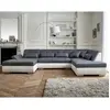 Image de Lisa design Vermont canapé panoramique d'angle droit - Blanc