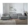Image de Lisa design Canapé panoramique Vermont - Gris clair
