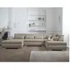 Image de Lisa design Canapé panoramique d'angle droit - Beige