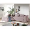 Image de Stella - canapé d'angle gauche en velours côtelé - 4 places