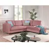 Image de Brooke - canapé d'angle droit - convertible - 5 places - en velours