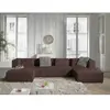Image de Lisa design canapé panoramique Stella - Marron