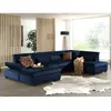 Image de Lisa design canapé panoramique Vermont - Bleu marine