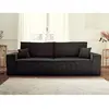 Image de Bestmobilier Canapé droit Dellia convertible - Anthracite