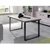 Image de Bestmobilier Table à manger Otis - Bois gris
