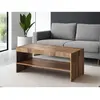 Image de Bestmobilier Come table basse rectangulaire - Marron