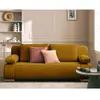 Image de Bestmobilier canapé Elio 3 places - Jaune