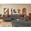 Image de Lisa Design canapé panoramique Rune - Gris foncé