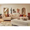 Image de Lisa design canapé panoramique convertible - Beige