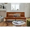 Image de Bestmobilier Philae canapé clic-clac - Terracotta