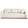 Image de Bestmobilier Topaze canapé droit 3 places - Beige