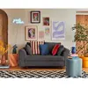 Image de Lisa design Rune canapé droit 2 places - Gris foncé