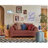 Image de Lisa Design canapé droit 2 places Rune - Terracotta