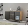 Image de Bestmobilier Buffet bas Lamia   Noir