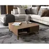 Image de Bestmobilier table basse Portmore - Marron