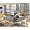Image de Lucea - lit coffre - 140x200 - sommier inclus - en velours