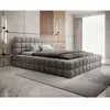Image de BESTMOBILIER Kingston 140 x 200 - Gris