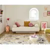 Image de Bestmobilier Canapé droit 3 places Cristal - Beige