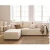Image de Regala - canapé d'angle réversible - 4 places - convertible avec coffre - en tissu