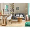 Image de Lisa design Canapé droit 2 places - Gris clair